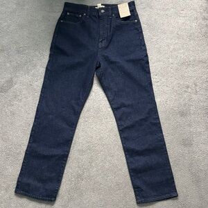 Madewell Women’s Dark Blue Straight 90’s Jean size W 28